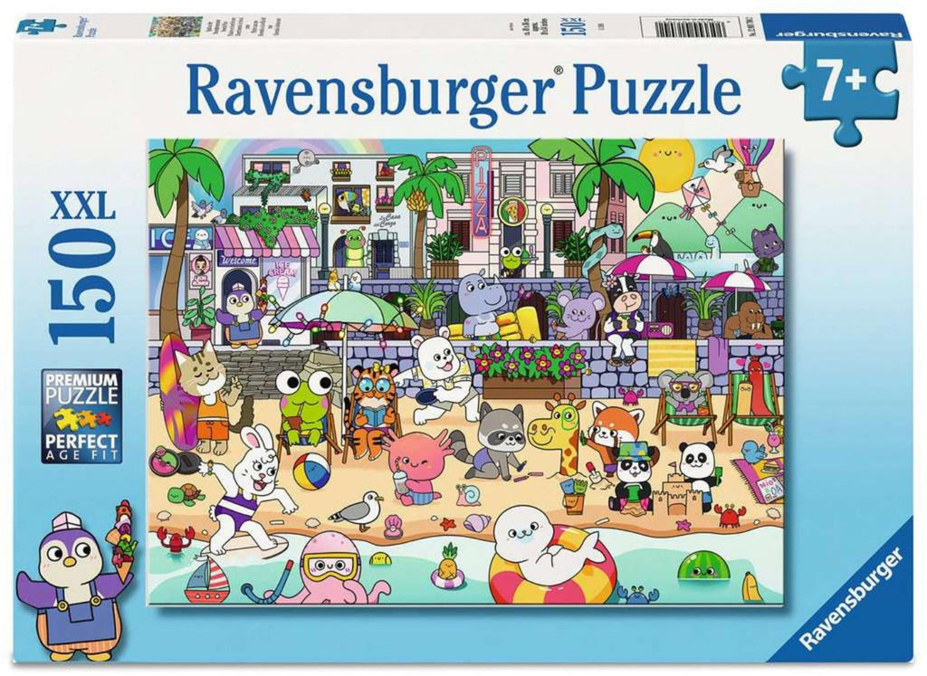 Ravensburger xxl-puzzel seaside fun - 150 stukjes