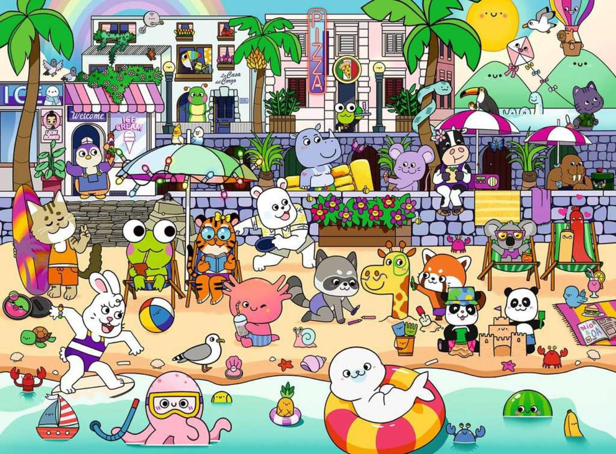 Ravensburger xxl-puzzel seaside fun - 150 stukjes