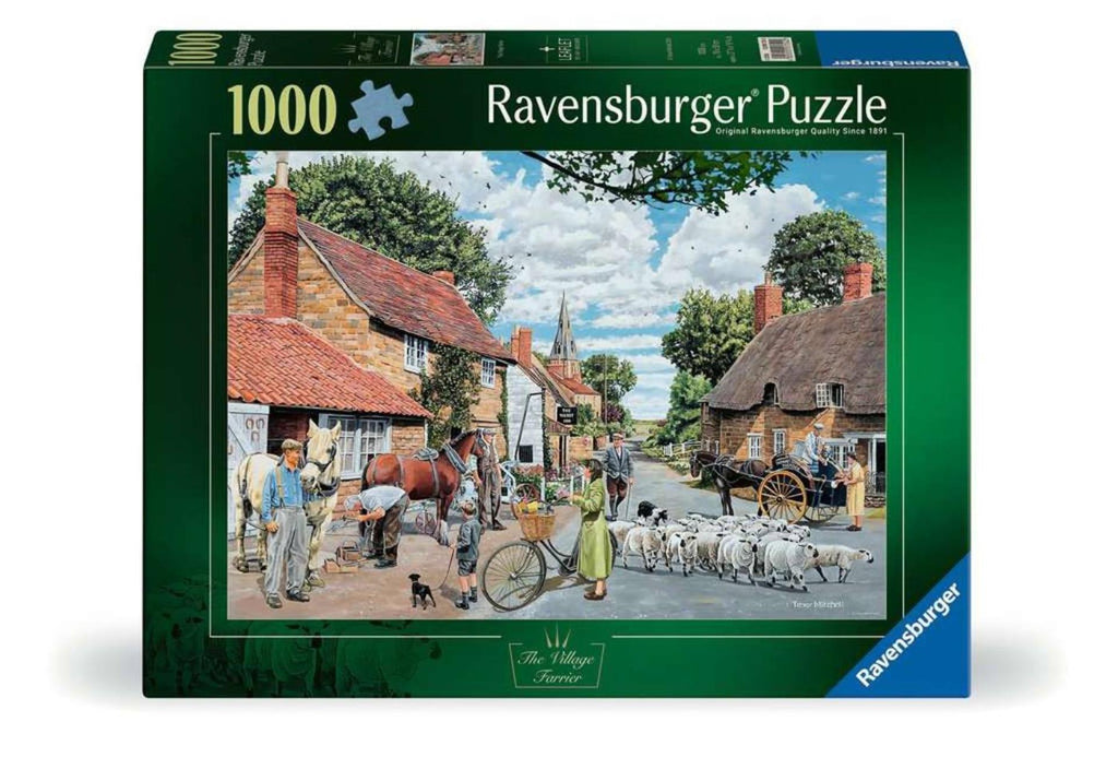 Ravensburger puzzel the village farrier - 1000 stukjes