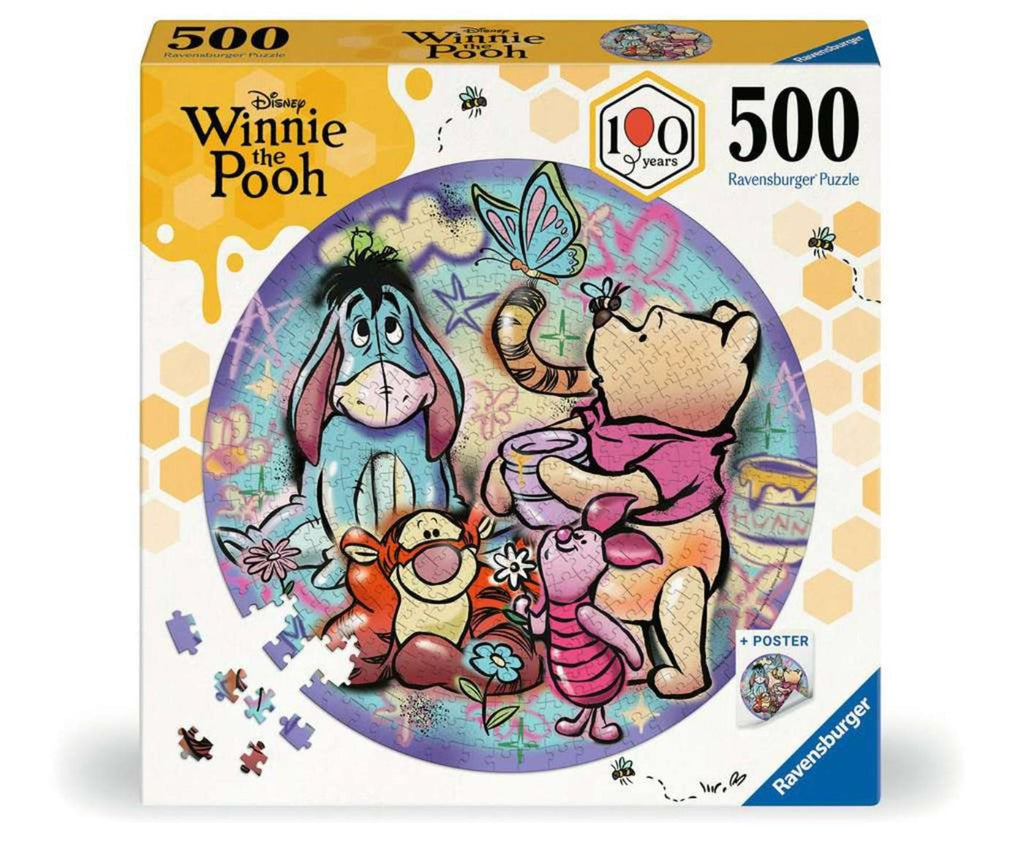 Ravensburger ronde puzzel winnie the pooh, circular - 500 stukjes