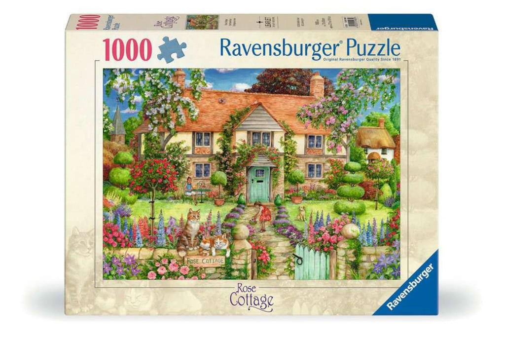 Ravensburger puzzel rose cottage - 1000 stukjes