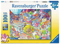 Ravensburger xxl-puzzel a day in chaosville - 100 stukjes