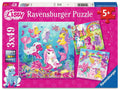 Ravensburger puzzelset magical worlds - 3 puzzels van 49 stukjes