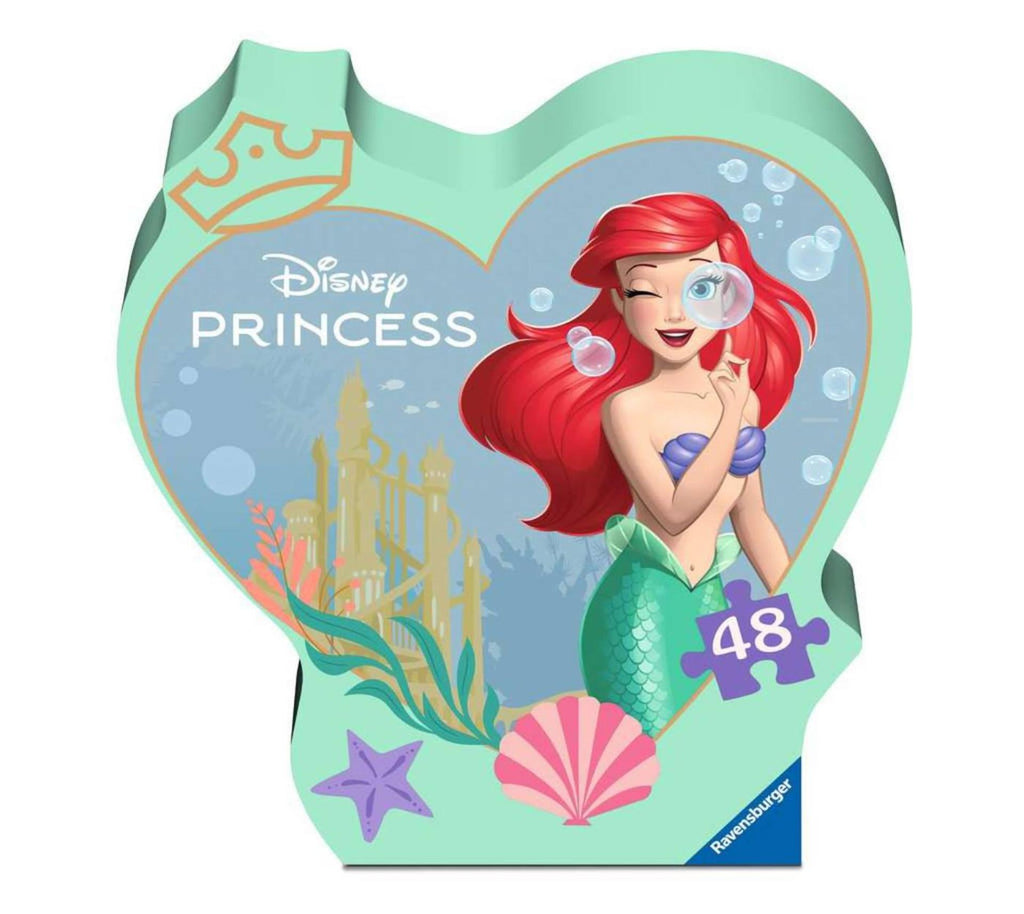 Ravensburger vormpuzzel princess ariel - 48 stukjes