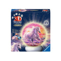 Ravensburger 3d puzzel nachtlamp paarden op het strand - 73st.