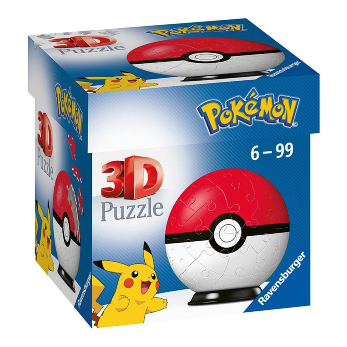 Ravensburger Pokémon Pokéball 3D-Puzzle, 54 Teile.