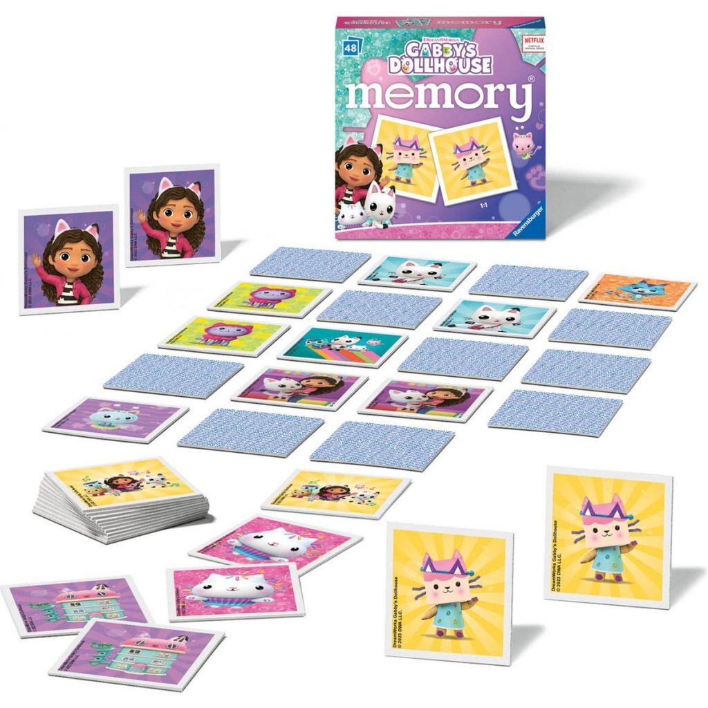Ravensburger gabby #039;s dollhouse memory 48 kaarten