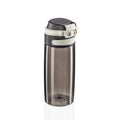 Leifheit 3261 Flip-Trinkflasche aus Tritan, 550 ml, schwarz