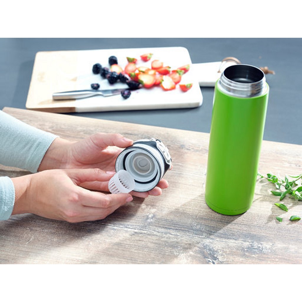 Leifheit 3277 Flip Isolierbecher 600 ml grün