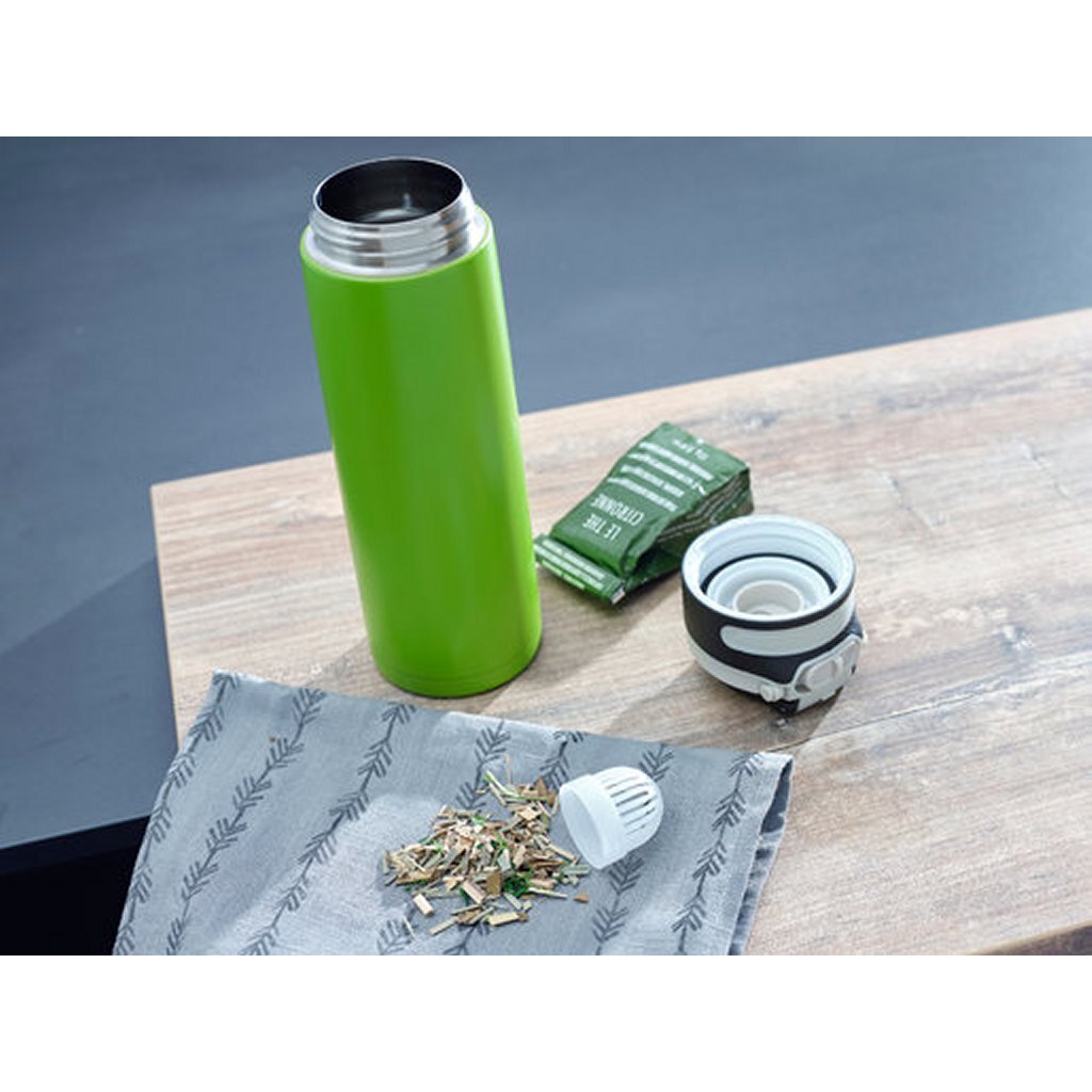 Leifheit 3277 Flip Isolierbecher 600 ml grün