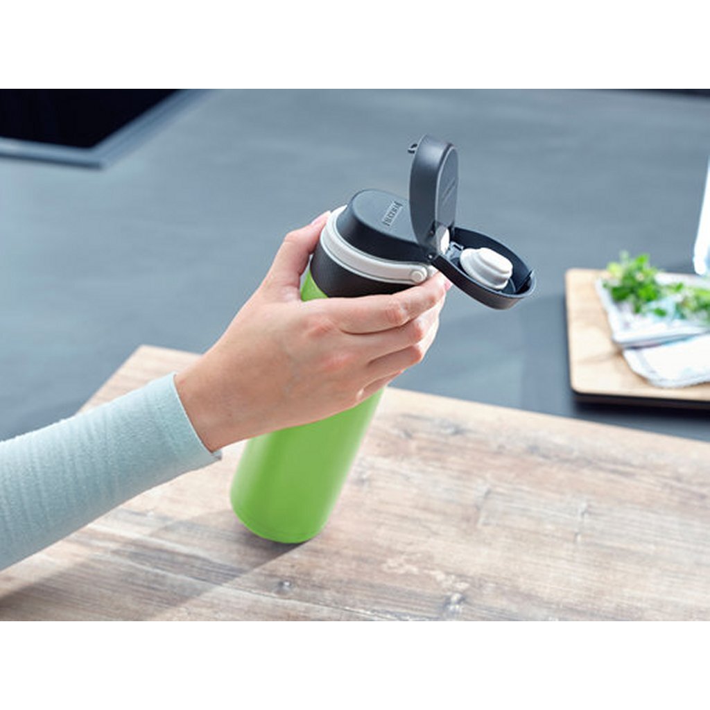 Leifheit 3277 Flip Isolierbecher 600 ml grün