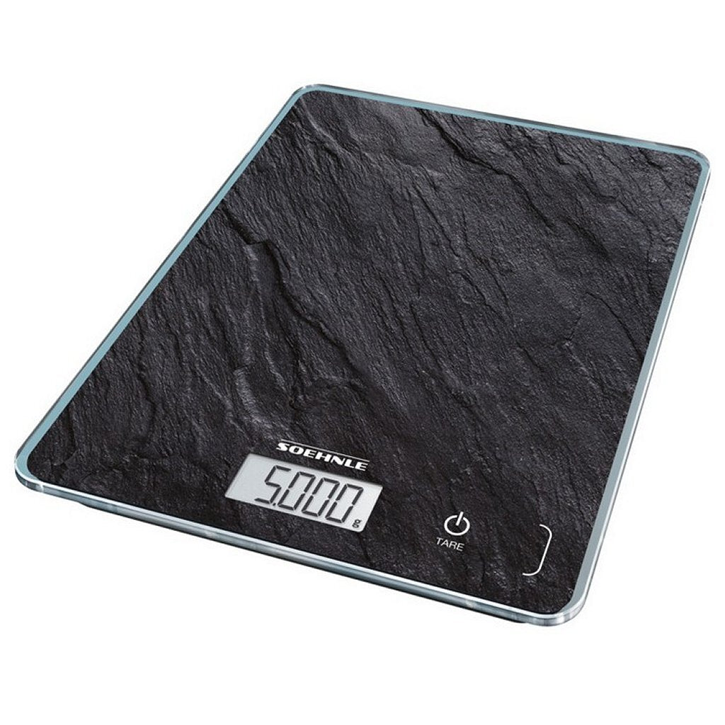 Leifheit soehnle 61515 page compact 300 digitale keukenweegschaal leisteenlook