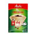 Melitta filters 1x4 40 stuks bruin