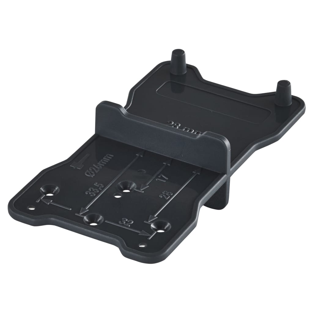 Wolfcraft 2-teiliges Forstnerbohrer-Set, schwarz
