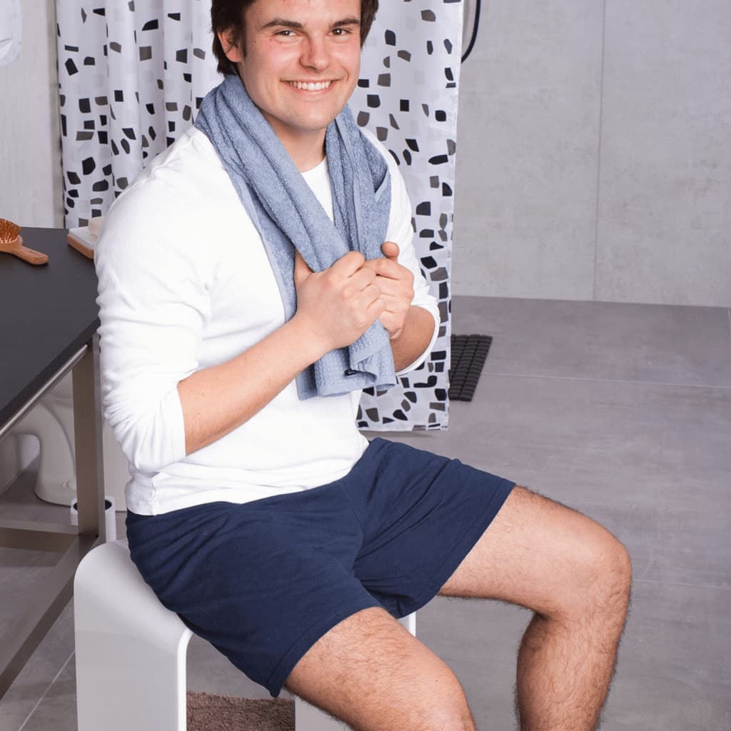 RIDDER Badezimmerhocker, trendig weiß