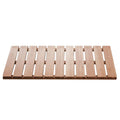 RIDDER Badematte, Gitter, Natur, 72 x 38 cm, Holz