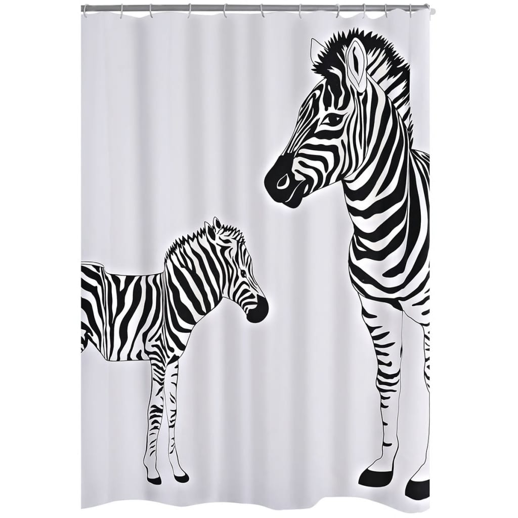 Ridder douchegordijn zebra 180x200 cm