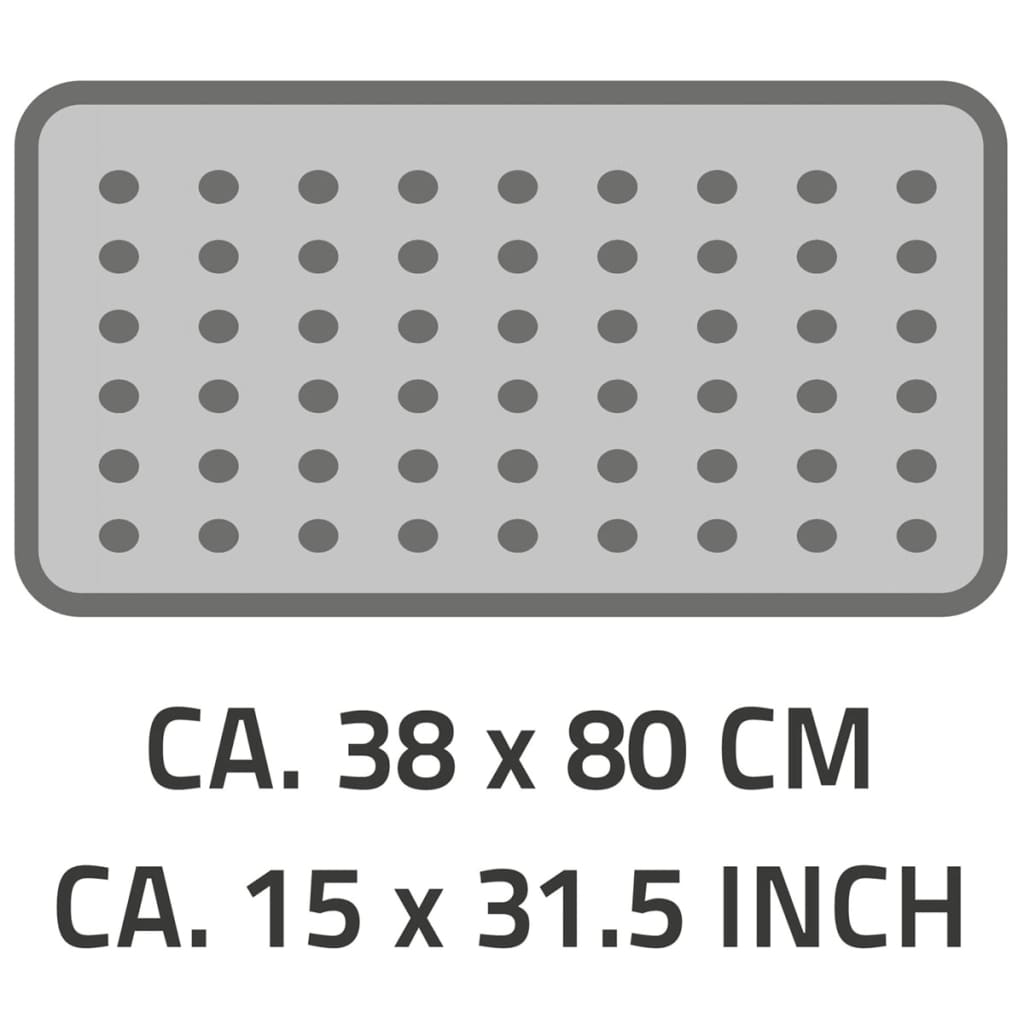 RIDDER Badematte, rutschfest, Playa, 80 x 38 cm, Neonblau, 68303