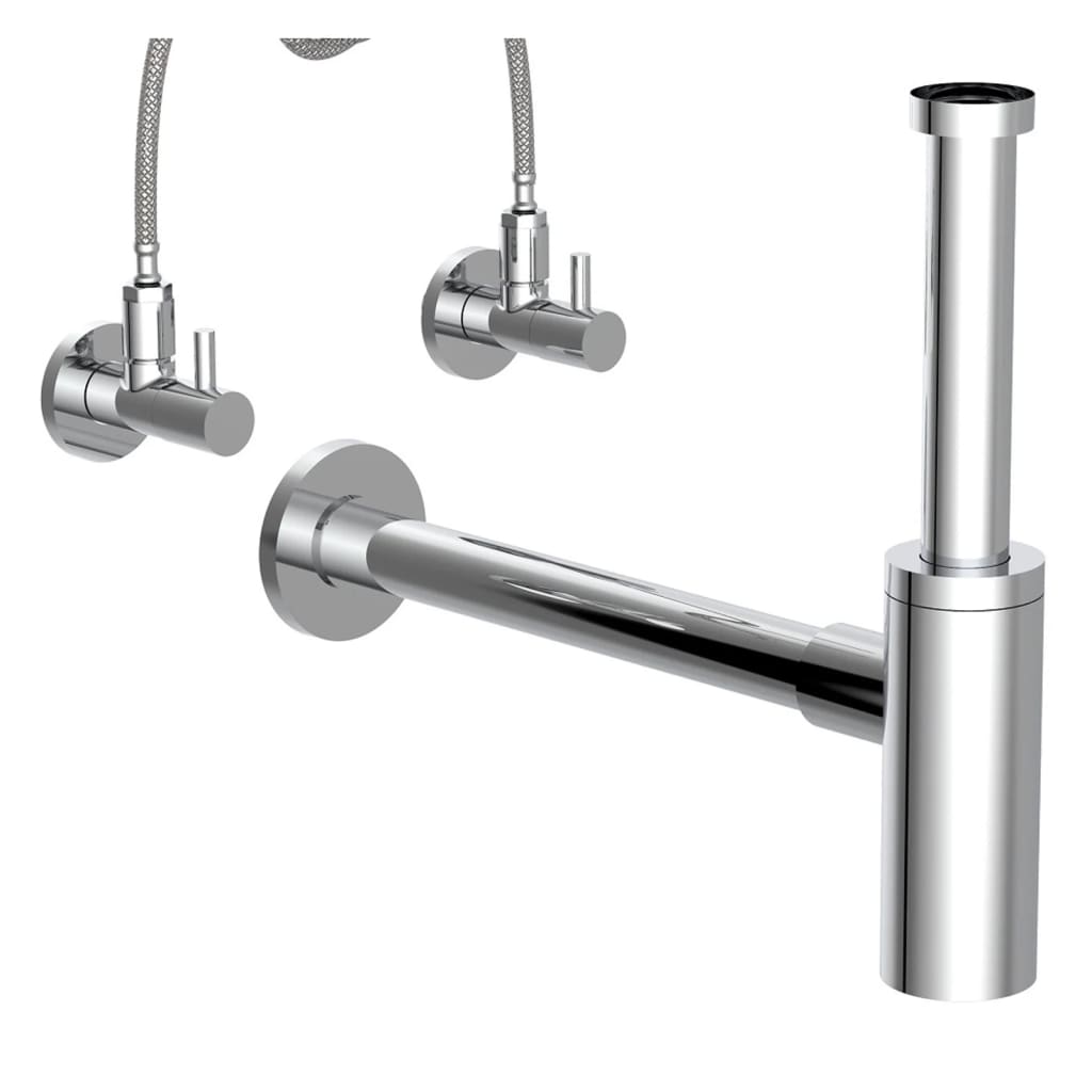 SCHÜTTE Tassensiphon Waschtisch Design Chrom