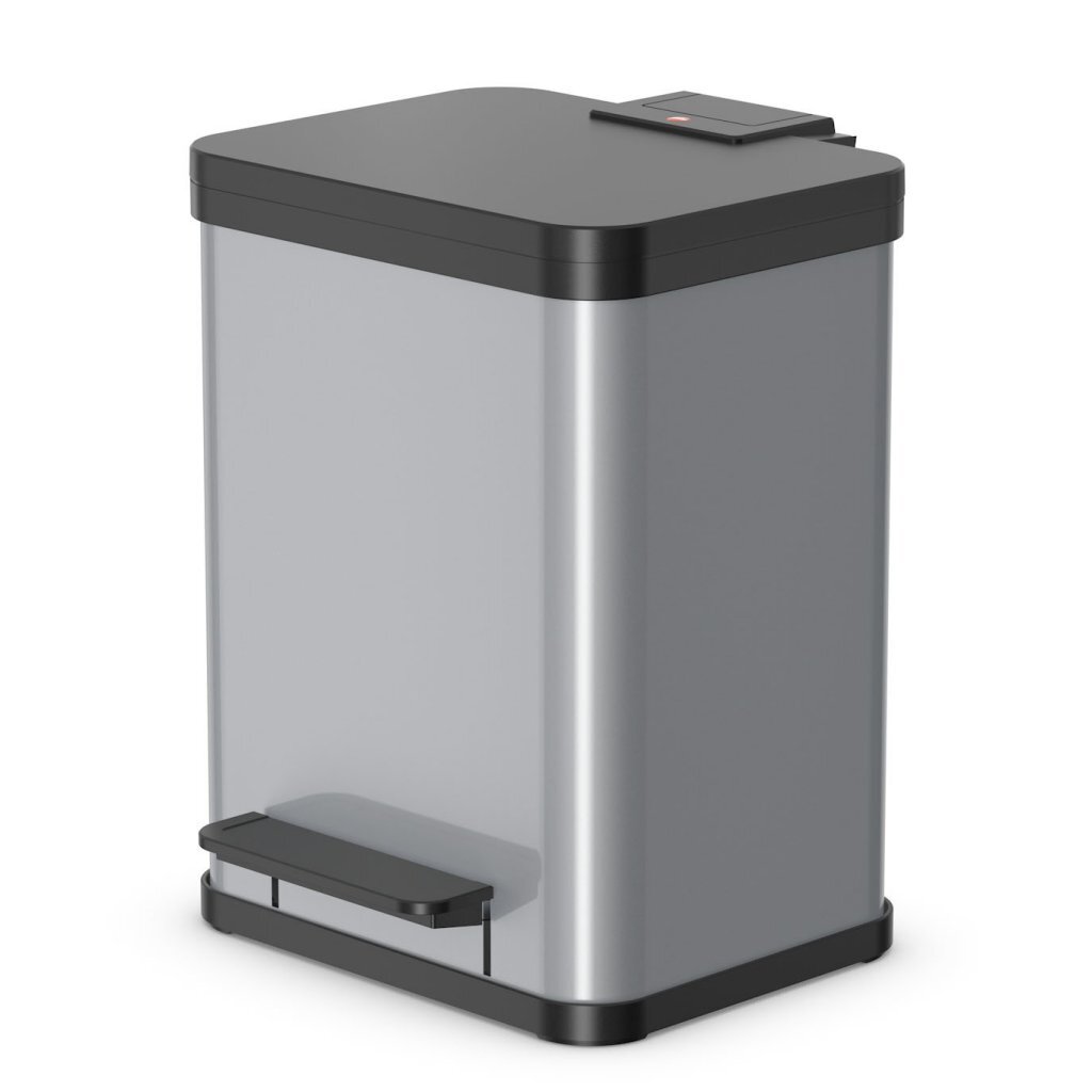 Hailo öko duo plus pedaalemmer 2x9l metallic grijs