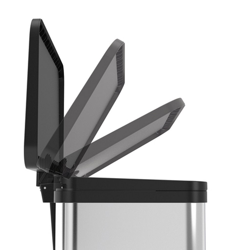 Hailo öko duo plus pedaalemmer 2x9l metallic grijs