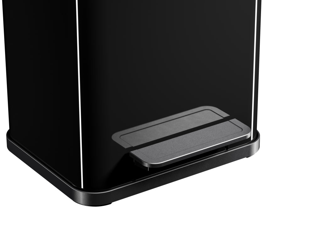 Hailo öko duo plus m prullenbak - 2 x 9l - zwart