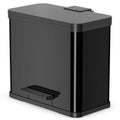 Hailo 0630-260 oko duo plus l pedaalemmer 17+9l zwart