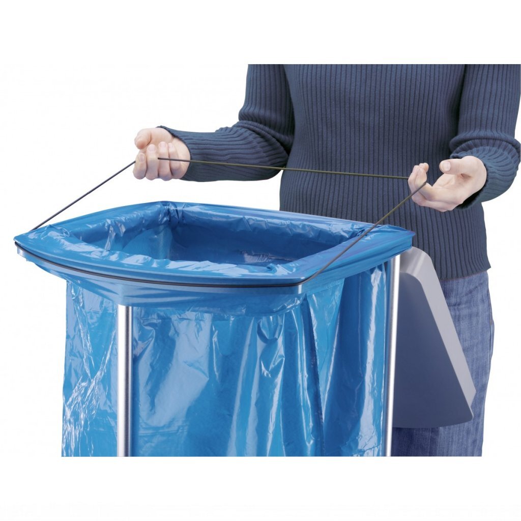Hailo 0912-110 Profiline MSS XXXL Abfallbeutelhalter 120l grau
