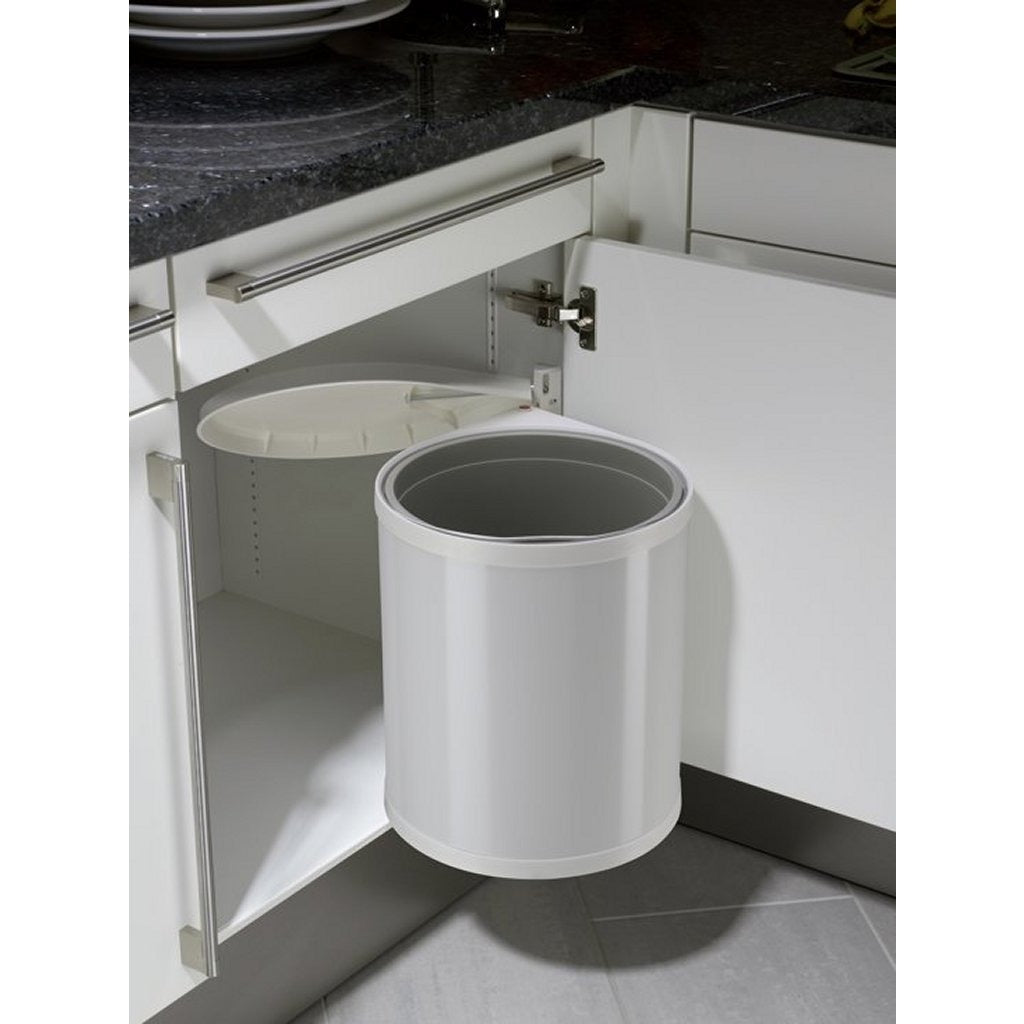 Hailo 3555-001 Kompaktbox M Abfalleimer 15l weiß