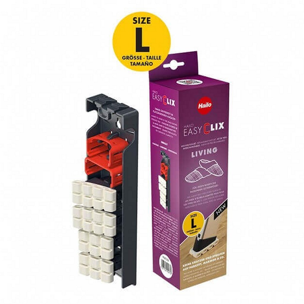 Hailo 9947-001 easyclix living l verwisselbare voet
