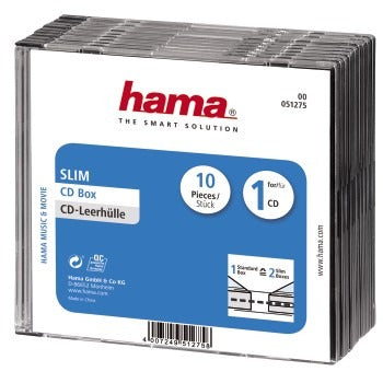 Hama CD Slim Box 10er-Packung