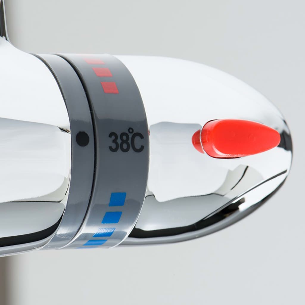 SCHÜTTE Thermostat-Duscharmatur Supra Chromfarben
