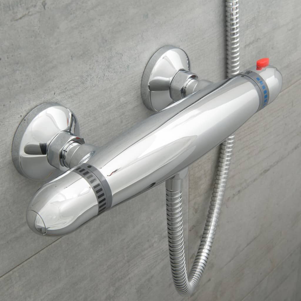 SCHÜTTE Thermostat-Duscharmatur Supra Chromfarben