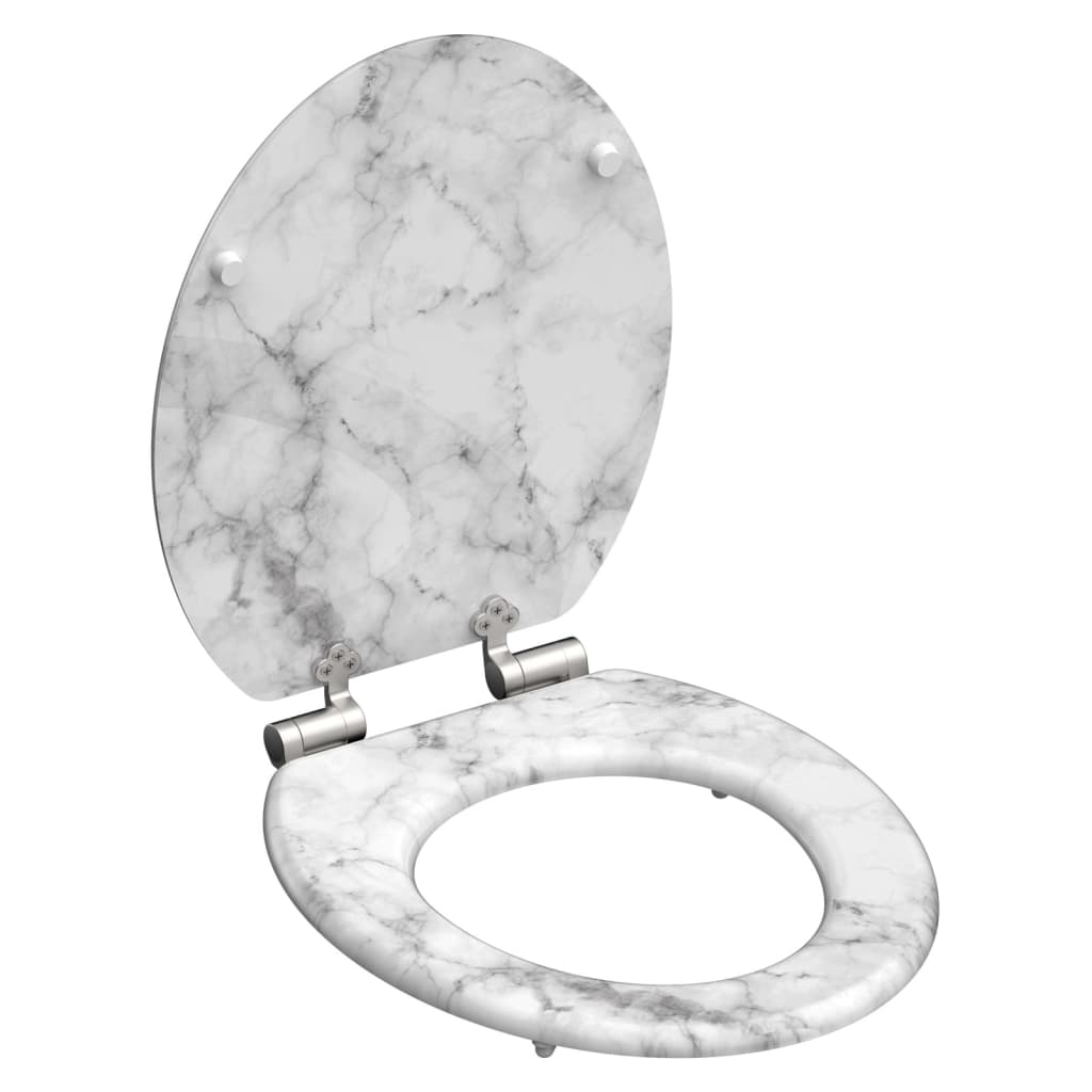 Schütte Toilettensitz mit weiteren Murmeltiersteinen