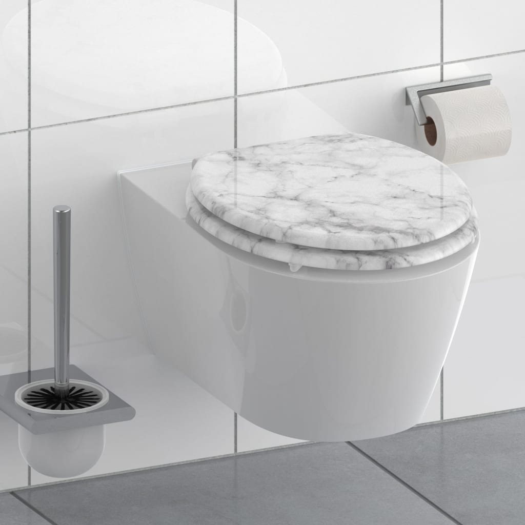 Schütte Toilettensitz mit weiteren Murmeltiersteinen