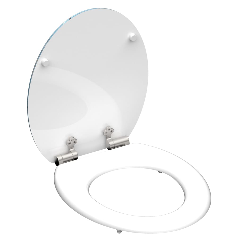 SCHÜTTE WC-Sitz mit Soft-Close-Schale, Kern aus MDF Hochglanz