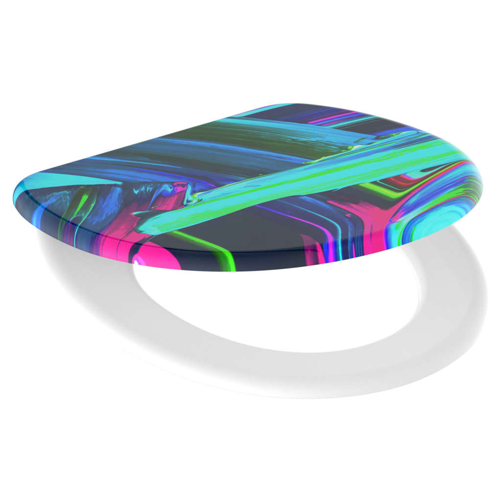 Schütte Toilettensitz mit mehr Neon-Finish