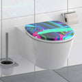 Schütte Toilettensitz mit mehr Neon-Finish