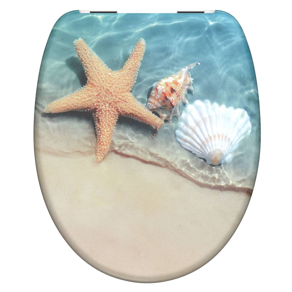 Schutte duroplast wc-bril beach met soft-close 82196
