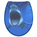 SCHÜTTE WC-Sitz mit Soft-Close-Schnellverschluss Shark