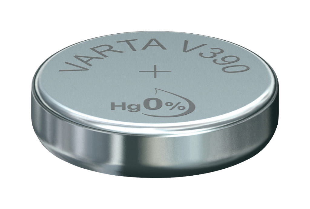 Varta V390 Knopfzellenbatterie silber