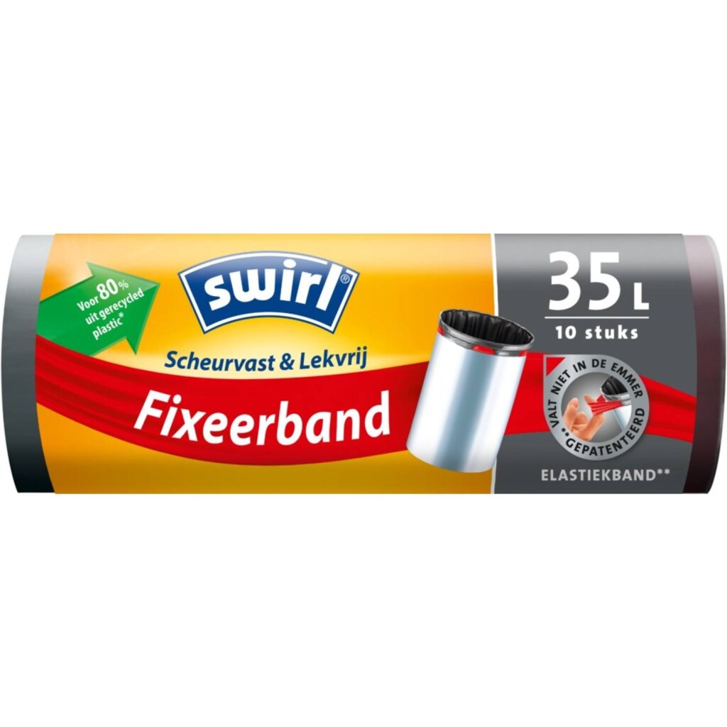 Tretmüllbeutel mit Befestigungsgurt, 35 l, 10 Stück