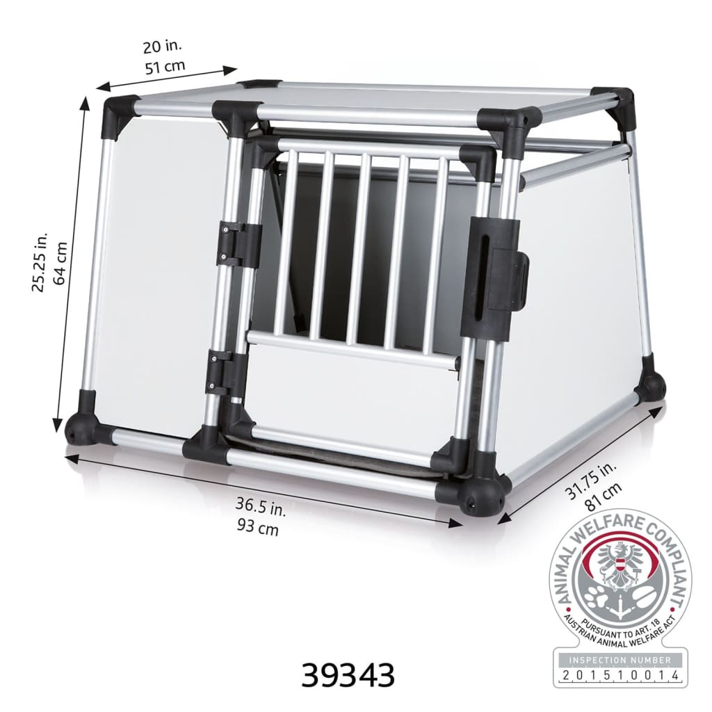Trixie transportbench l aluminium
