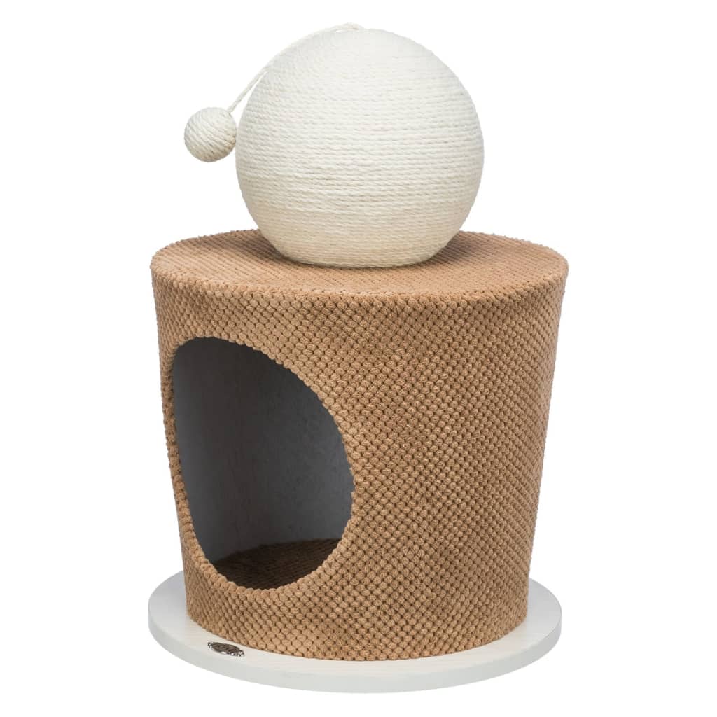 Trixie Katzenhöhle mit Kratzball 36x50 cm Taupe