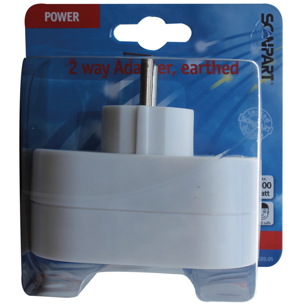 Scanpart tweewegstekker 2xra