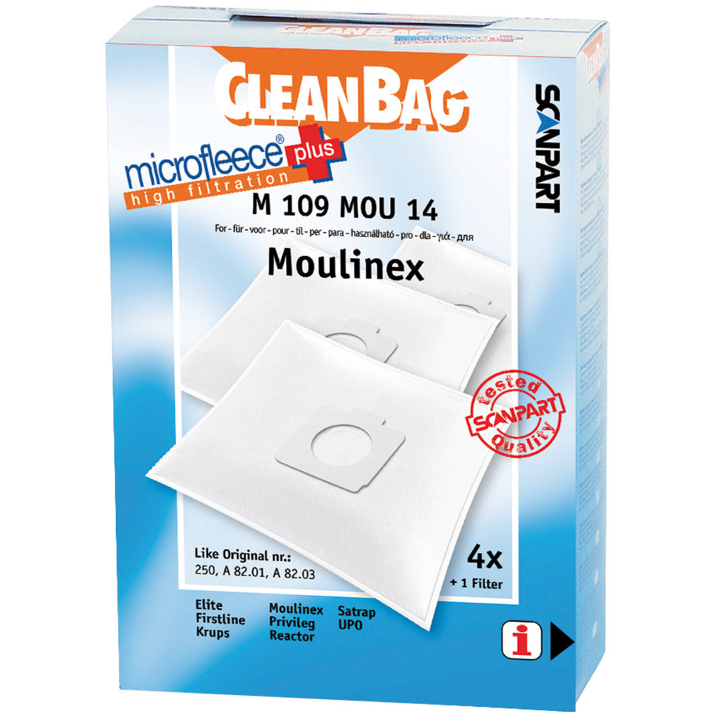 Scanpart microfleece+ stofzak moulinex compact