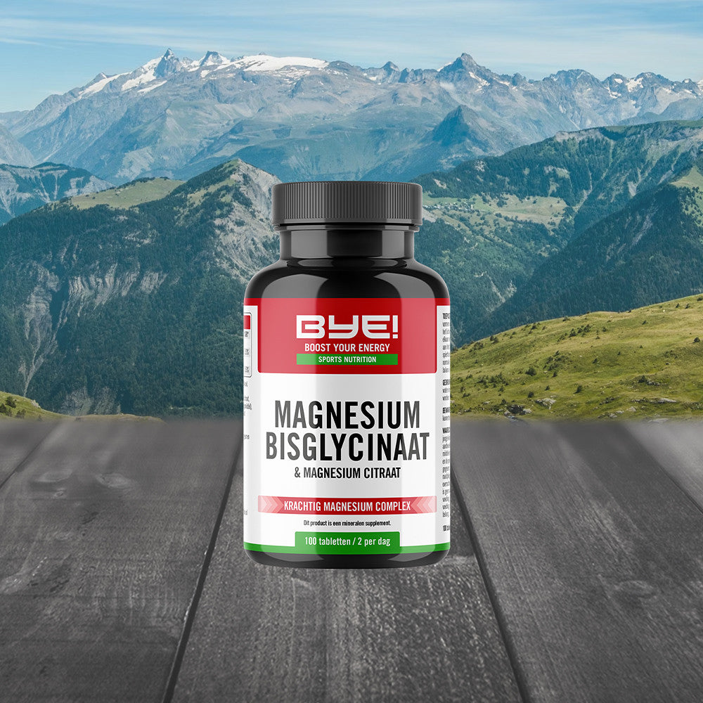 Tschüss! Magnesium-Bisglycinat-Magnesiumcitrat 100 Kapseln