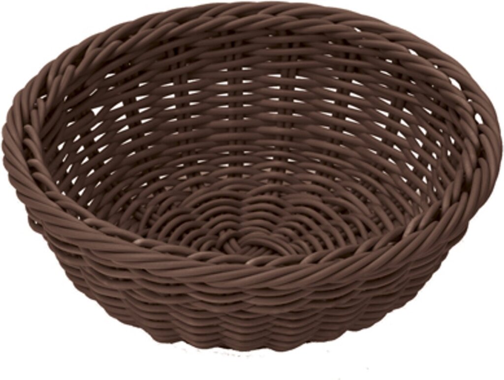 Westmark saleen broodmand rond 23x9cm bruin