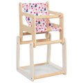 Goki Puppenstuhl aus Holz mit Tisch 2 in 1