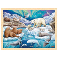 Goki Holzpuzzle Polarnacht, 96 Teile.